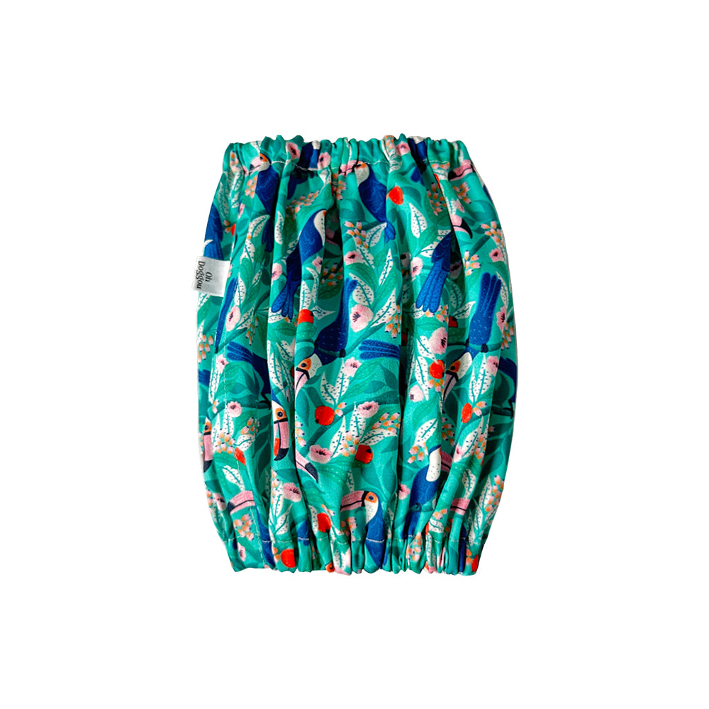 Organic Cotton Dog Snood - Toucan Forest