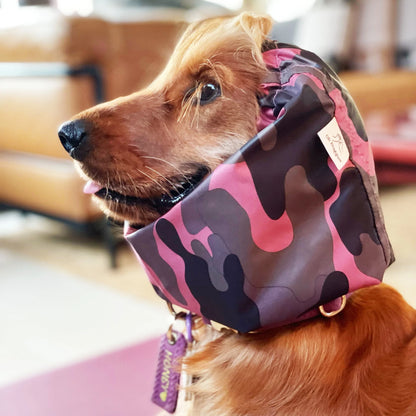Pink Camo Waterproof Dog Snood_Waterproof Snood_Oh Doggou
